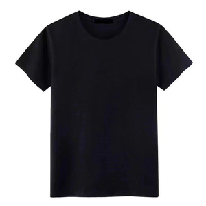 T-shirt pour homme 100% polyester, col rond, couleur unie, logo personnalisé imprimé en sérigraphie sur le devant, anti-boulochage, streetwear décontracté, manches courtes - Product Image 2