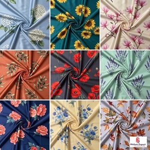 Printed Japan Satin Fabric Manufacturer Custom OEM ODM Apparel Bridal Home Textile Export Factory - Product Image 6