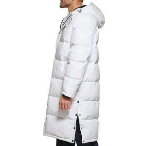 Chaqueta parka extra larga de tela arquítica para hombre, abrigo de invierno con capucha y aislamiento térmico, ropa de abrigo resistente para clima frío - Product Image 2