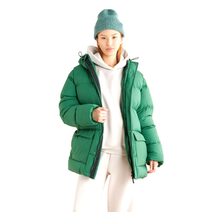 High Quality Women Puffer Jacket Print Logo Plain Dyed Polyester/Nylon Breathable Eco-Friendly Plus Size Hooded Quick Dry Winter - Product Image 1