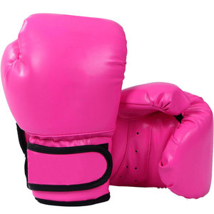 Guantes de Boxeo Rosa Intenso para Niña, con Logotipo Personalizado, para Entrenamiento, Sparring, Fitness, Cardio, Kickboxing, MMA, y para el Saco de Boxeo - Product Image 3