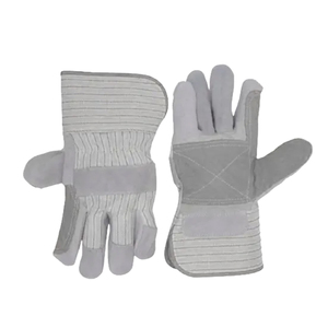 Gants de sécurité en coton rayés, longueur poignet, respirants, usage quotidien, design rouge et blanc - Product Image 3