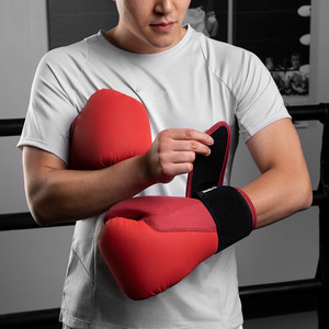 Guantes de Boxeo de Color Sólido para Hombre y Mujer, Ropa Deportiva de Combate, Artes Marciales, Guantes de Boxeo Profesionales, Guantes de MMA Más Vendidos - Product Image 2