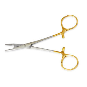Porte-aiguille en bois Crile TC 20 cm, porte-aiguille chirurgical droit professionnel pour forceps chirurgical Crile - Product Image 5