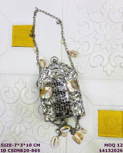 Craftstages International Luxury Handmade Satin Mini Box <b>Clutch</b> Bag Ring Strap | Designer Women's <b>Wedding</b>/Party Purse 1-1.9L - Product Image 2
