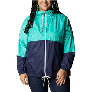 Chaqueta Deportiva de Nailon Softshell, Personalizable, Impermeable, Cortavientos, Reversible, con Tira Reflectante, Ecológica, de Secado Rápido, Blanca - Product Image 1