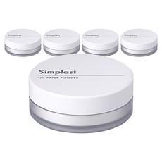 Tony Moly Simple Last Oil Blotting Paper Powder 9g 5ea Producto en Oferta Categoría Mascarillas y Papel Absorbente de Grasa - Product Image 1