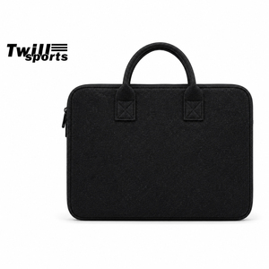New Arrival Modern Fashion Waterproof Crossbody Shoulder Strap Anti Scratch Woolen <b>Laptop</b> Sleeve <b>Case</b> for Women Men - Product Image 3