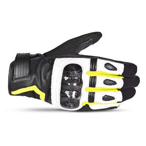 Gants de moto en cuir haute performance Pyrotect, résistants, compatibles écran tactile, imperméables, respirants, à doigts complets, avec fermeture à cordon, pour la course et le motocross - Product Image 3