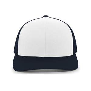 Casquette Trucker 6 Panneaux Blanc Bleu Marine en Tissu Non-Tissé Réglable Unisexe Personnalisable avec Image Animale Perle Sport Hiver - Product Image 2