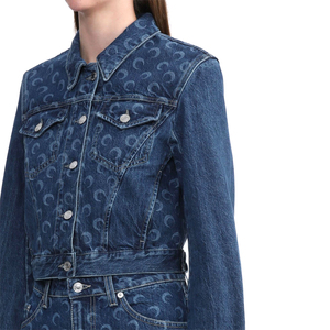 Women <b>Denim</b> <b>Jacket</b> Distressed Ripped Vintage Style Oversized Loose Fit Casual Cotton Jean Coat Fashion Streetwear <b>Lightweight</b> - Product Image 6