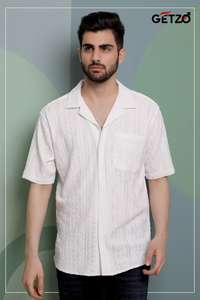 T-shirts d'été pour hommes Getzo Fashion, tissu tricoté de qualité supérieure, coupe ample décontractée, vente flash, prix de gros - Product Image 2