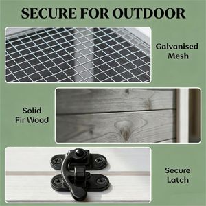 Habitat per Tartarughe in Legno Grigio Scuro, Arredamento da Esterno per Tartarughe - Product Image 4