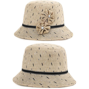 Gorra Newsboy Negra para Mujer al por Mayor, Gorro Baker Boy a Rayas de Moda para Fiesta al Aire Libre de Invierno, Visera de Moda con Anillo Metálico, 100% Lana - Product Image 2