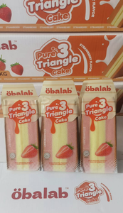 เค้กสามเหลี่ยมโอบาลาบ รสออริจินัล เนื้อนุ่มชุ่มฉ่ำ แบบแพ็คขายส่ง สำหรับร้านเบเกอรี่ ขนมหวาน ขายปลีก-ส่ง - Product Image 5