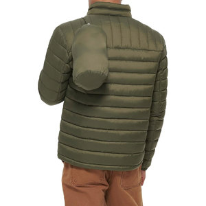 2025 High Quality Outdoor <b>Warm</b> Cotton Filled Puffer Jacket 100% Nylon Stand Collar Front Logo Streetwear Unisex - Product Image 2