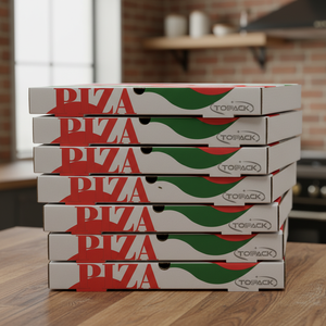 Boîtes d'expédition en carton ondulé jetables, biodégradables et recyclables, impression flexographique, design pliable, fermeture magnétique, exposition - Product Image 4