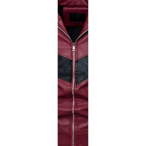 Chaqueta de Cuero de Invierno Casual de Primera Calidad 100% Cuero para Hombre con Logotipo Frontal, Reversible y Térmica, Impermeable y Resistente al Viento - Product Image 6