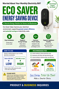 Kit de prise de courant EcoSaver 220V pour économie d'énergie, avec garantie d'un an pour les appareils électroménagers - Product Image 6