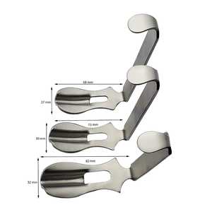 Ensemble de mèches buccales Dingman en acier inoxydable de qualité chirurgicale supérieure, pour chirurgie ORL et maxillo-faciale, autoclavables - Product Image 2