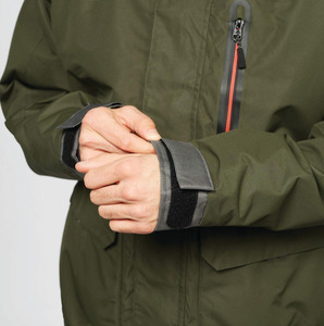 Chaqueta de senderismo para hombre, impermeable, con capucha, cordón ajustable, para viajes, montañismo y pesca. - Product Image 5