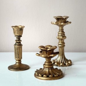 Cast Aluminium Metal <b>Candle</b> <b>Holder</b> Decorative Taper <b>Candle</b> Stand Vintage <b>Tall</b> Candlesticks Centerpieces Decors - Product Image 3