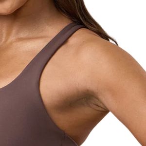 Women's Brown Cross Strap Sports <b>Bra</b> Medium Support <b>Stretch</b> Fitness Gym Training Workout Activewear Apparel Wear - Product Image 6