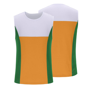 Débardeur de sport pour homme, sans manches, pour entraînement, personnalisé, en coton, respirant, veste de sport fitness - Product Image 2