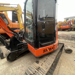 Used HITACHI ZX55U <b>Mini</b> Excavator 5.5 Ton Hydraulic Crawler Excavator Construction Machinery - Product Image 1