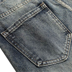 กางเกงยีนส์ขาสั้นลำลองผ้าฝ้าย 100% แห้งเร็ว ระบายอากาศได้ดี ลายเรียบ สามารถปรับแต่งได้ - Product Image 6