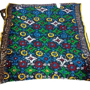 Phulkari Dupatta สำหรับผู้หญิง,สไตล์หนักมีเอกลักษณ์ทำด้วยมือเธรดทั้งหมดทำงาน Dupatta - Product Image 1
