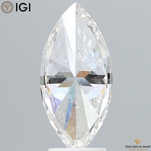 Diamant de laboratoire CVD sur mesure de 3,00 carats, taille marquise, couleur E, clarté VS1, certifié IGI, luxe pour bijoux de déclaration - Product Image 4