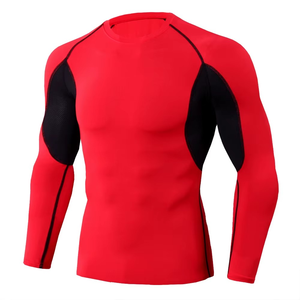 Camiseta Deportiva para Hombre, para Correr, Gimnasio, Yoga, Protección UPF50+, Ecológica, Spandex/Poliéster, Logotipo Frontal, Corte Ajustado - Product Image 6