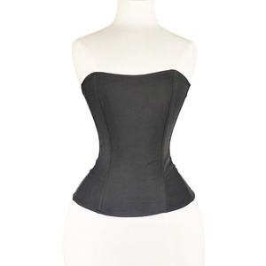 Urban Party <b>Leather</b> Shapers <b>Corsets</b> <b>Top</b> with 10 Steel Bones Bustier <b>Black</b> Tie-Up Overbust <b>Corset</b> Breathable Medium Control Level - Product Image 1