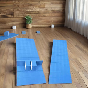 Tapis de yoga pliable en EVA léger et de sécurité renforcée de qualité supérieure de Taiwan, 133 cm x 51 cm, épaisseur 7,2 mm + 0,5 mm pour la gymnastique - Product Image 5