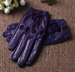 Unlined Genuine Leather Cowhide and Goatskin Driving <b>Gloves</b> with <b>Warm</b> Fleece Lining Outdoor Sport and Motorcycle Mesh <b>Gloves</b> - Product Image 6