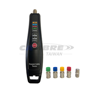 Probador de Cable Coaxial TAIWAN CALIBRE con Terminales de Mapeo de 4 Colores y Adaptador - Product Image 1