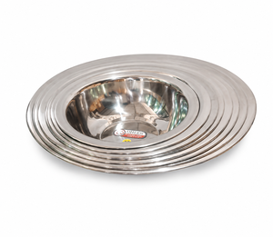 Dheer International Polished Stainless Steel Food Grade 202 Bassin Bowl Sizes 22-36 Lead Free Dishwasher Safe Wholesale - Product Image 3