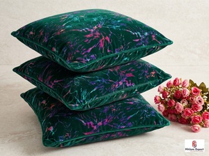 High Quality Velvet Printed Fabric Multicolor Foil Work Dresses Apparel Fashion Textile Decor Custom OEMODM - Product Image 3