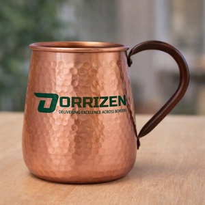 Excelentes Jarras de Cerveza de Cobre Puro Estilo Europeo de 400 ml, a Prueba de Fugas, Reutilizables, en Caja de Regalo, para Viajes - Product Image 5