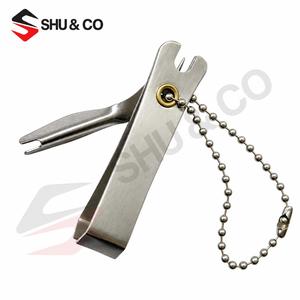 Cortador de Línea de Pesca, Herramienta para Atar Nudos, Pinza de Acero Inoxidable, Herramienta para Nudos de Pesca con Mosca, Cortador de Línea, Accesorio de Pesca, Llavero - Product Image 1