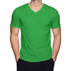Camisetas de Hombre Nuevas, Estilo Urbano, Cuello en V, Personalizadas, Ligeras, de Algodón, Secado Rápido, Camisetas con Cuello en V para Hombre 2026 - Product Image 1