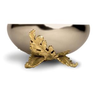 Bol de table en métal de luxe avec support pour la maison, la salle à manger, l'hôtel, le restaurant, pour le service et la décoration, utilisation comme décoration d'intérieur - Product Image 2