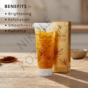 Saffron Skin Whitening Gel Face Mask Gentle Exfoliating for Bright Tone Smooth Texture Radiant Glowing Skin Sea Shipping - Product Image 3