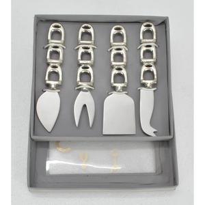 <b>Mirror</b> Polish Cutlery Sets Horse Bit Style Silver Flatware Sets 5 Pcs In Luxury Gift <b>Box</b> Custom Brands Logo Print Decorative <b>Box</b> - Product Image 3