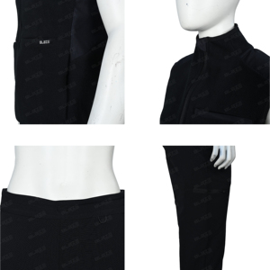 Custom Logo Denim Unisex <b>Scrub</b> <b>Sets</b> with Needle Detection Seamless Fusing Breathable Fabric for Hospital Use - Product Image 6