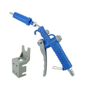 Pistolet à air comprimé en plastique POM avec entrée PT de 1/4 pouce, embout arqué, buse turbo coulissante brevetée et kit de support de rangement personnalisé - Product Image 1