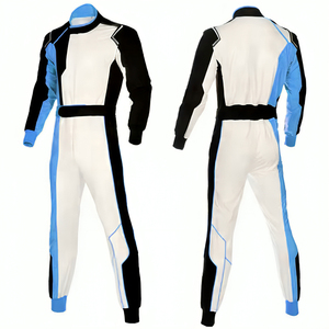 Combinaison de karting sur mesure avec revêtement de surface lisse pour minimiser la résistance au vent et optimiser les performances de course à grande vitesse - Product Image 2