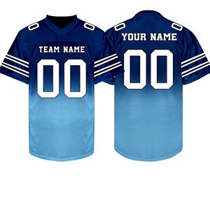 Maillot de football américain rétro streetwear, coupe ample en mesh, sublimation, tenue de sport décontractée, design uniforme d'équipe - Product Image 4