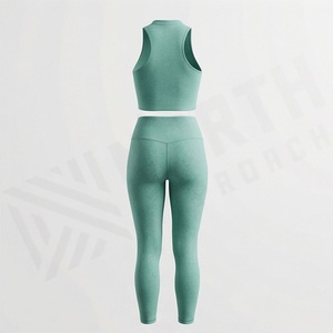 Conjunto de Yoga para Mujer, Ropa Deportiva Transpirable de Calidad, Personalizada, para Gimnasio, Fitness, Entrenamiento, Atletismo - Product Image 2